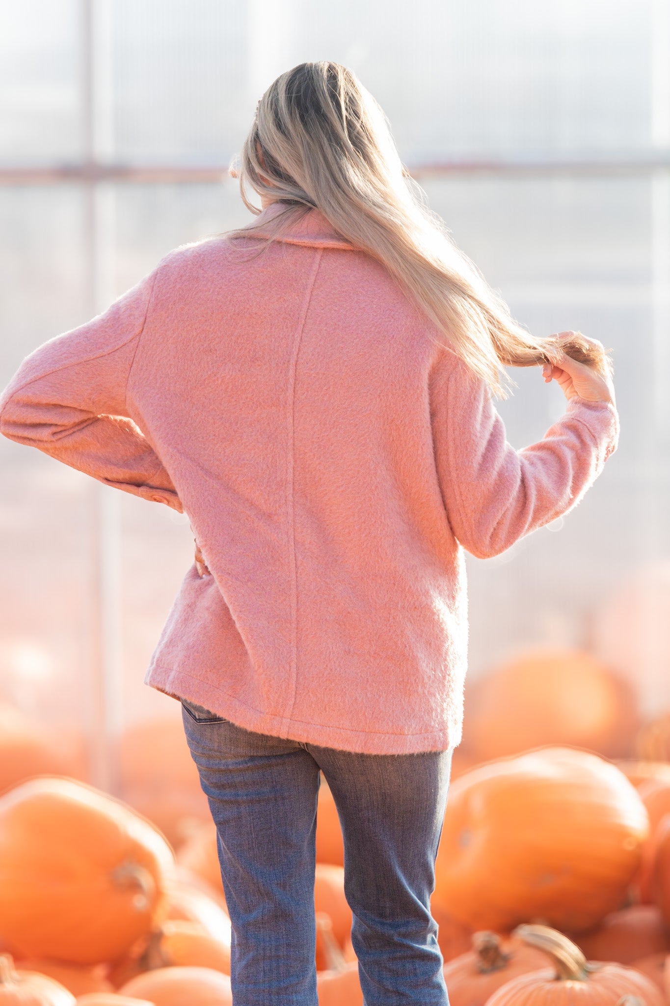 Pretty In Pink Soft Shacket -SALE-