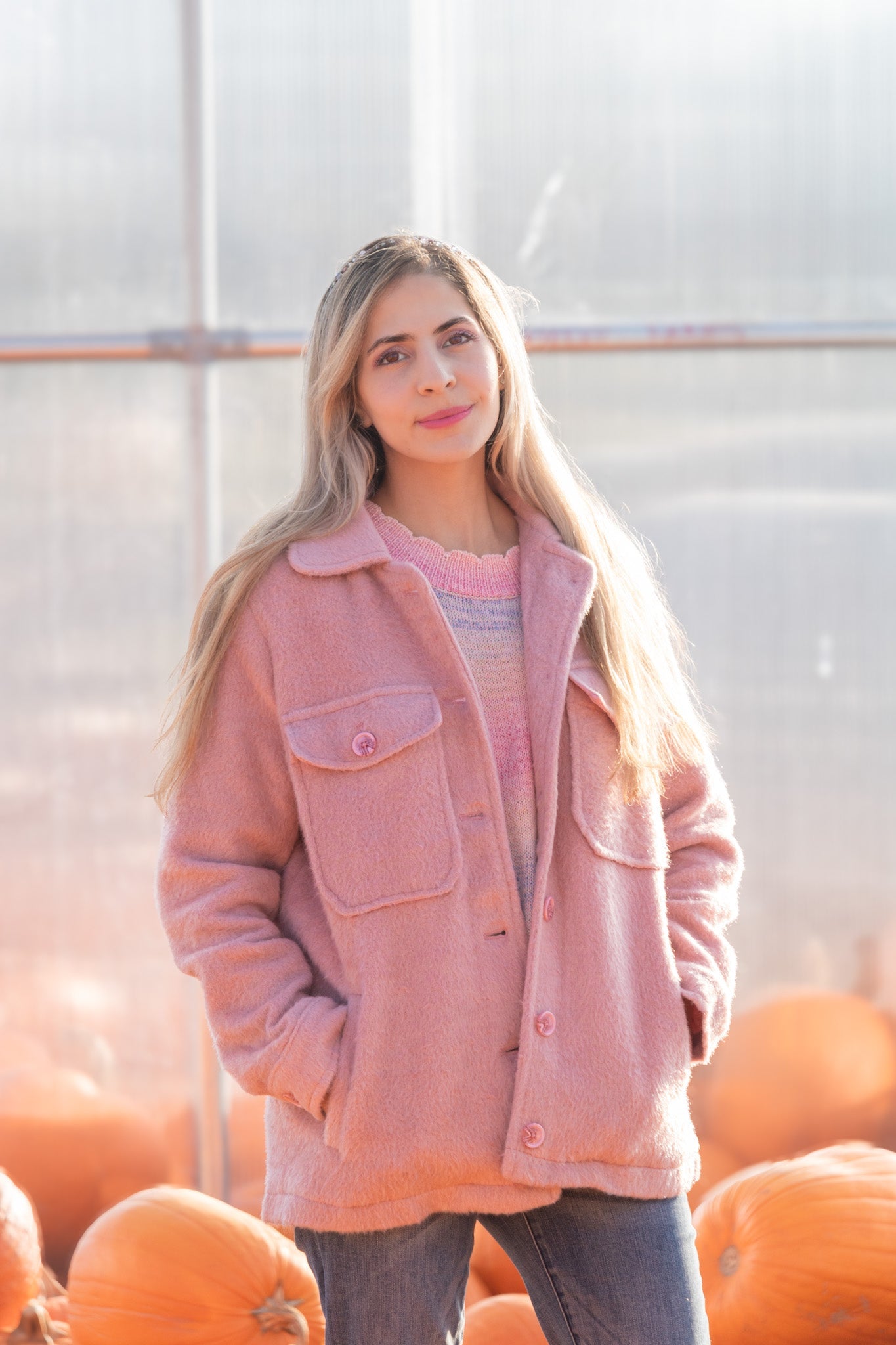 Pretty In Pink Soft Shacket -SALE-