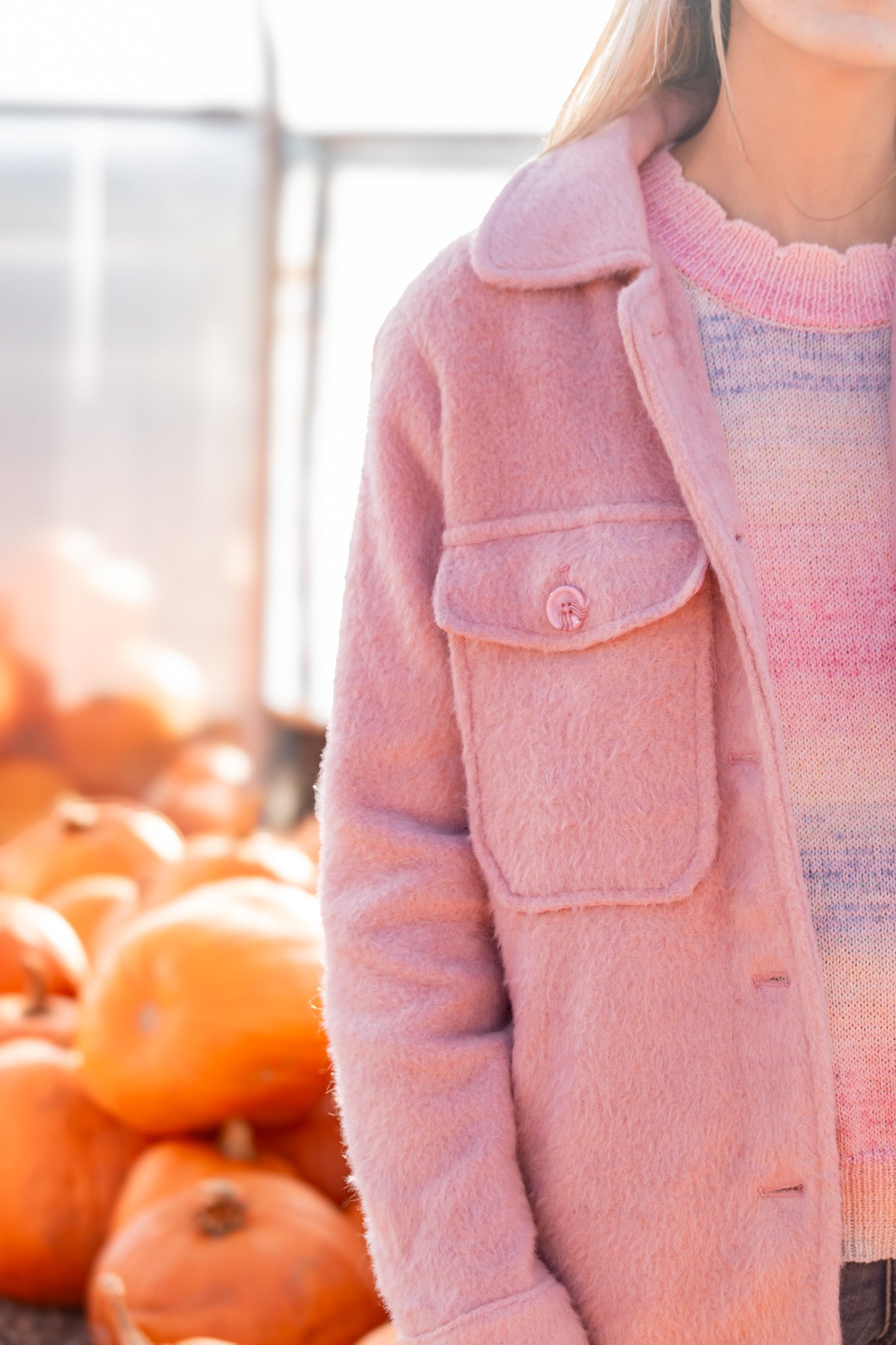 Pretty In Pink Soft Shacket -SALE-