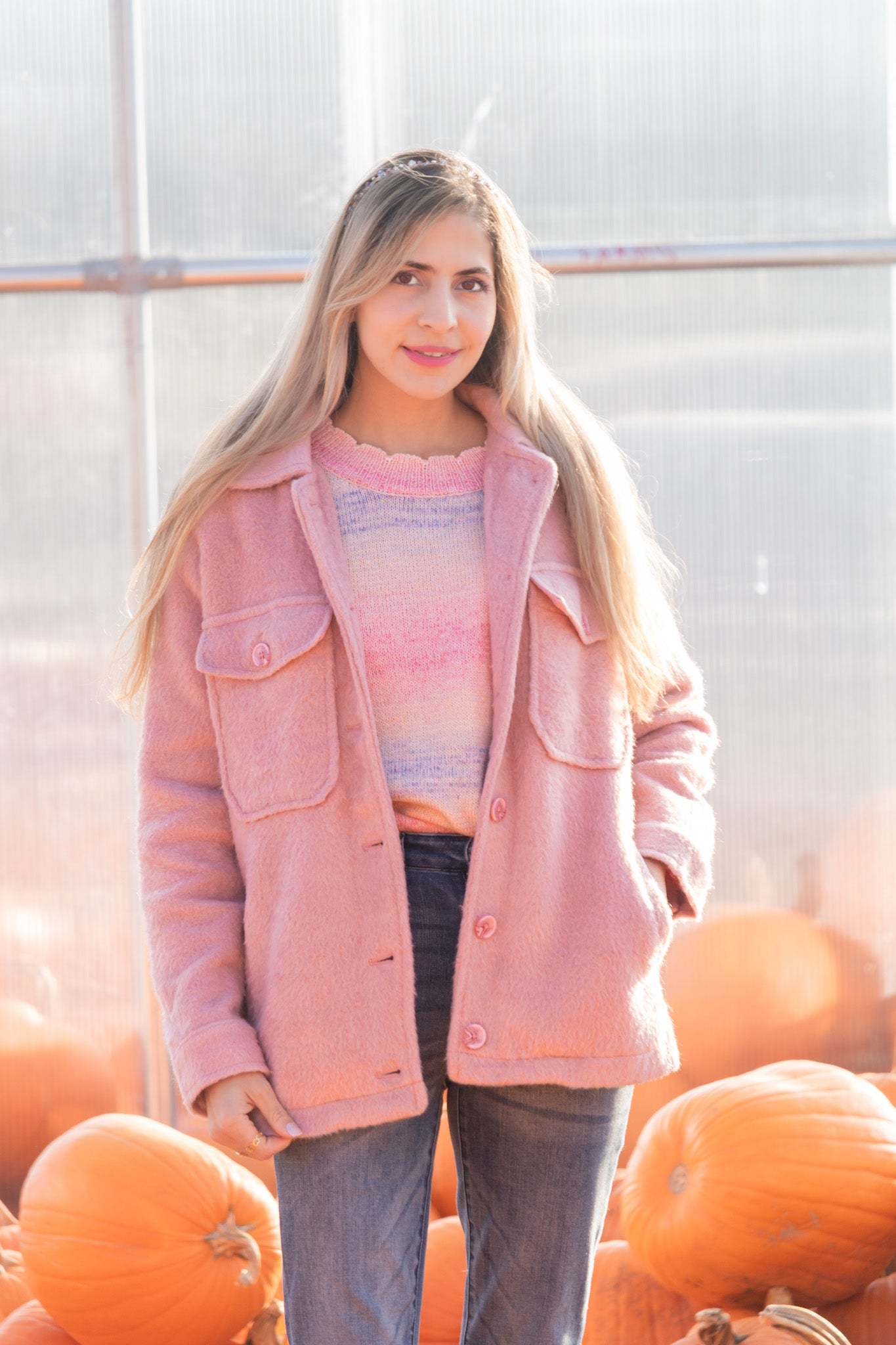 Pretty In Pink Soft Shacket -SALE-