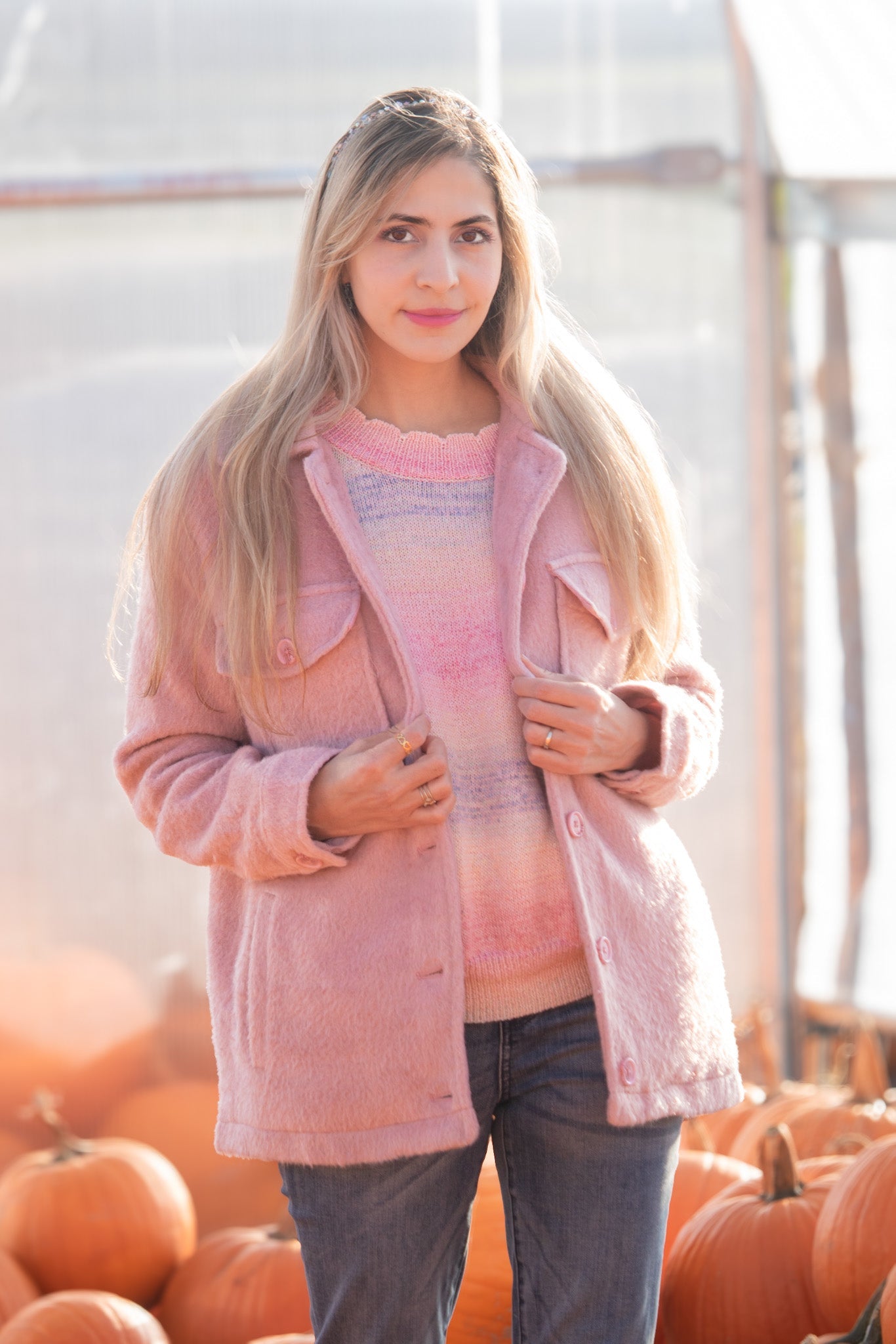 Pretty In Pink Soft Shacket -SALE-