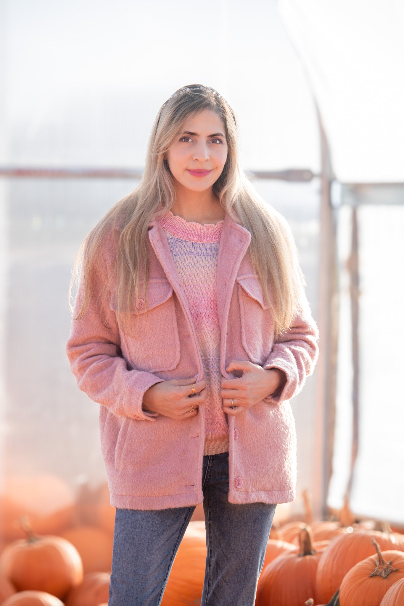 Pretty In Pink Soft Shacket -SALE-