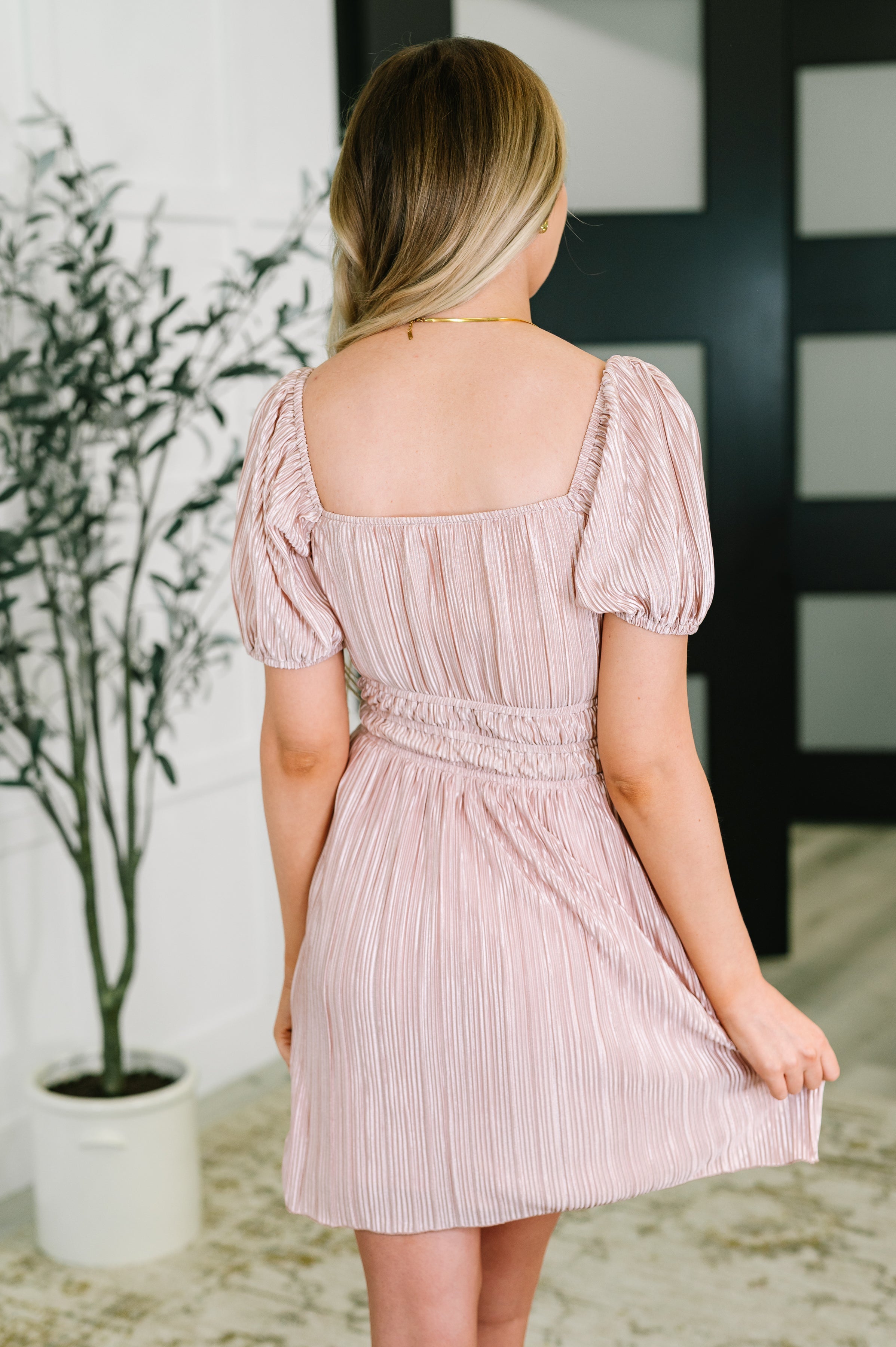 Aesthetic Satin Dress