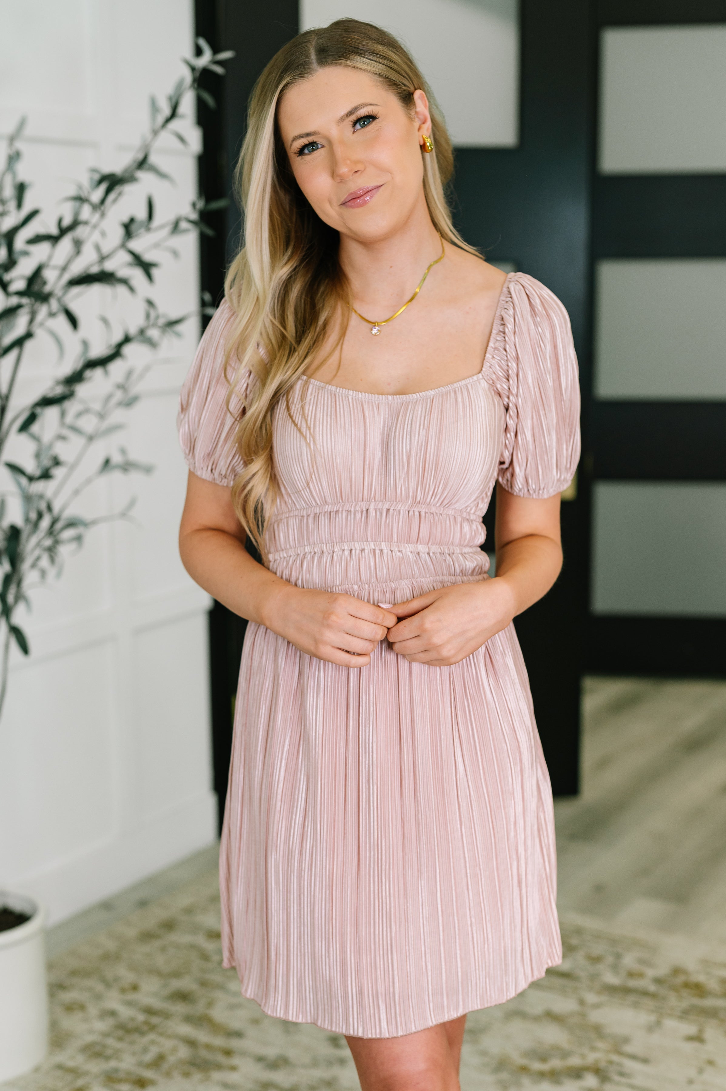 Aesthetic Satin Dress