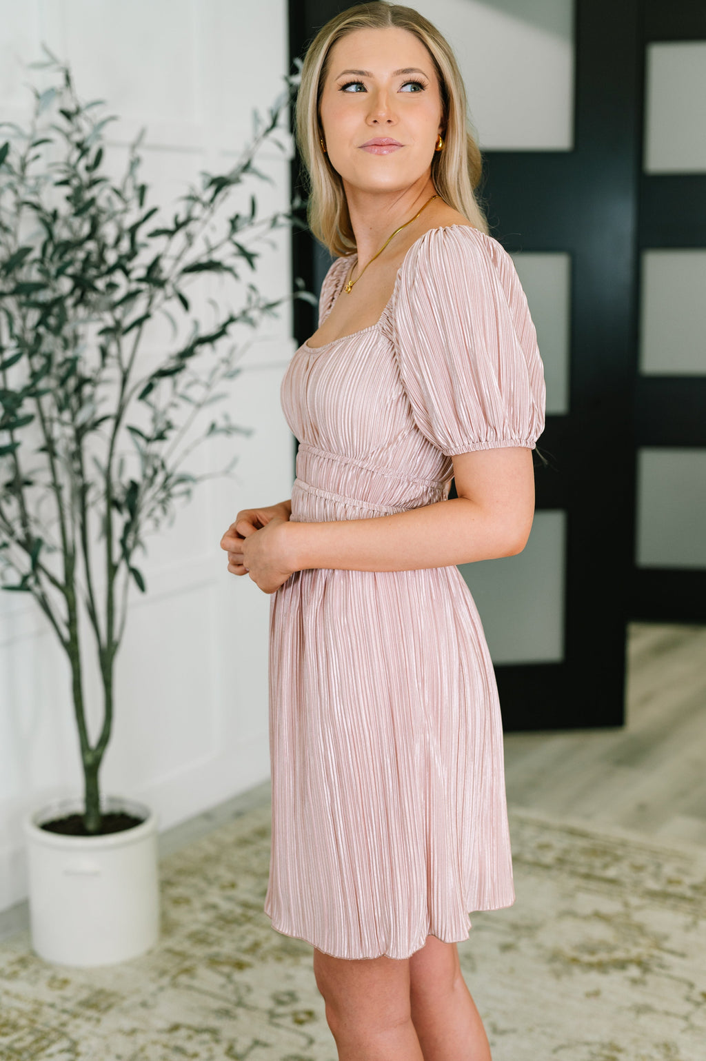 Aesthetic Satin Dress