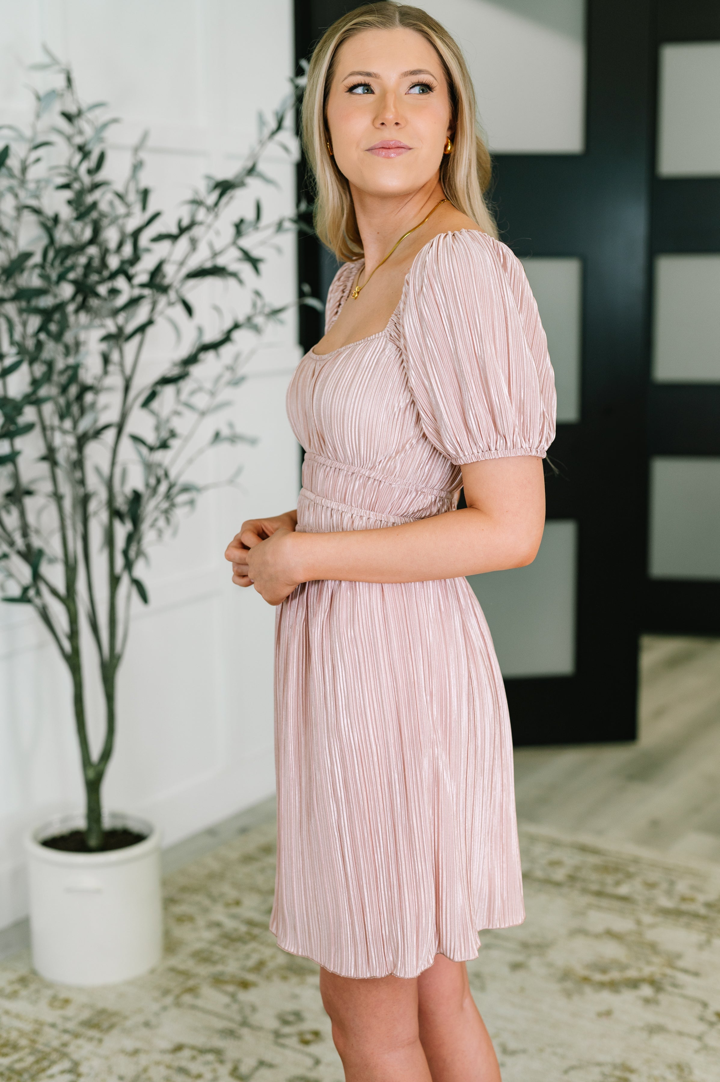 Aesthetic Satin Dress