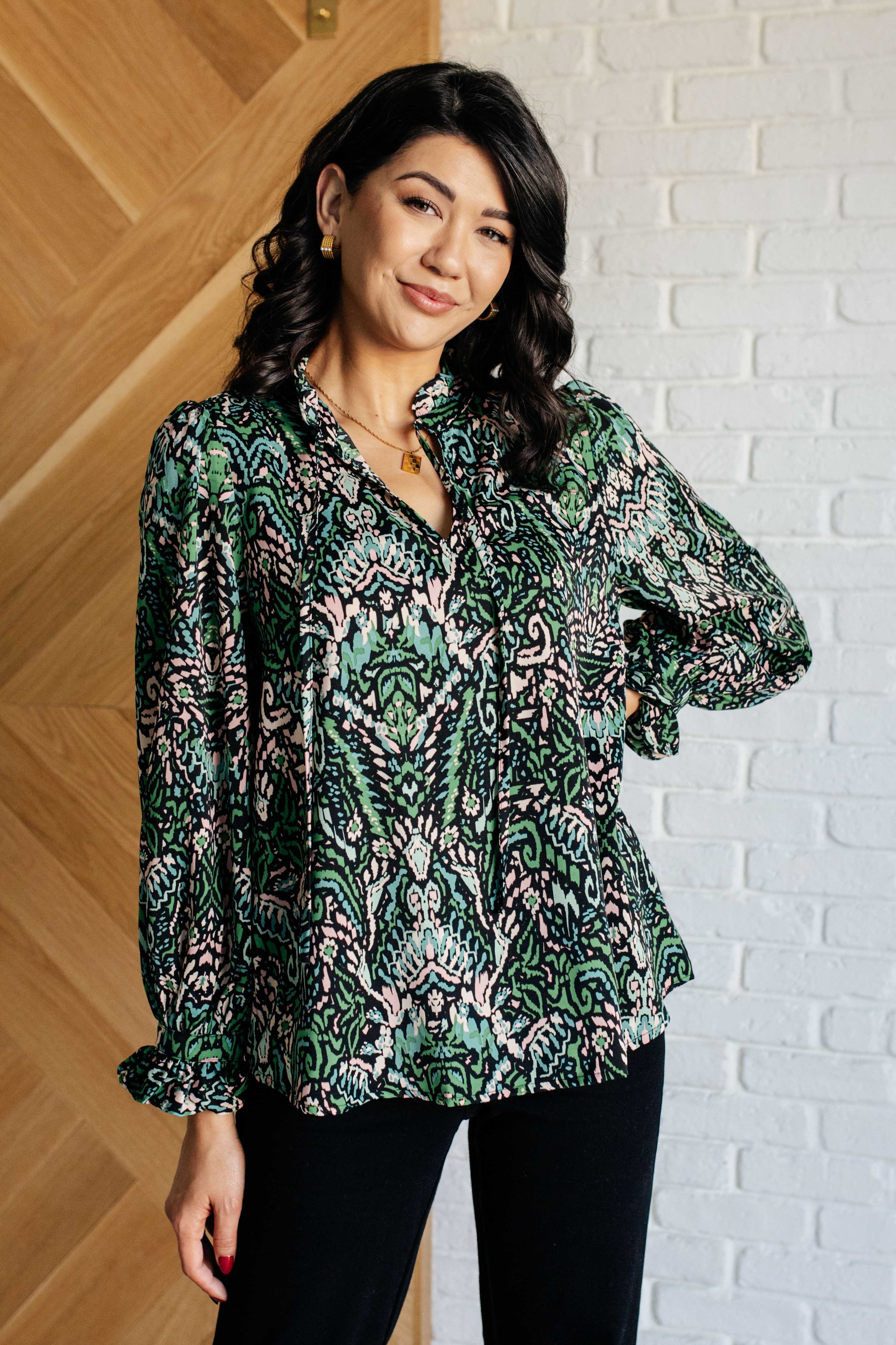 Boho Damask Dream Blouse