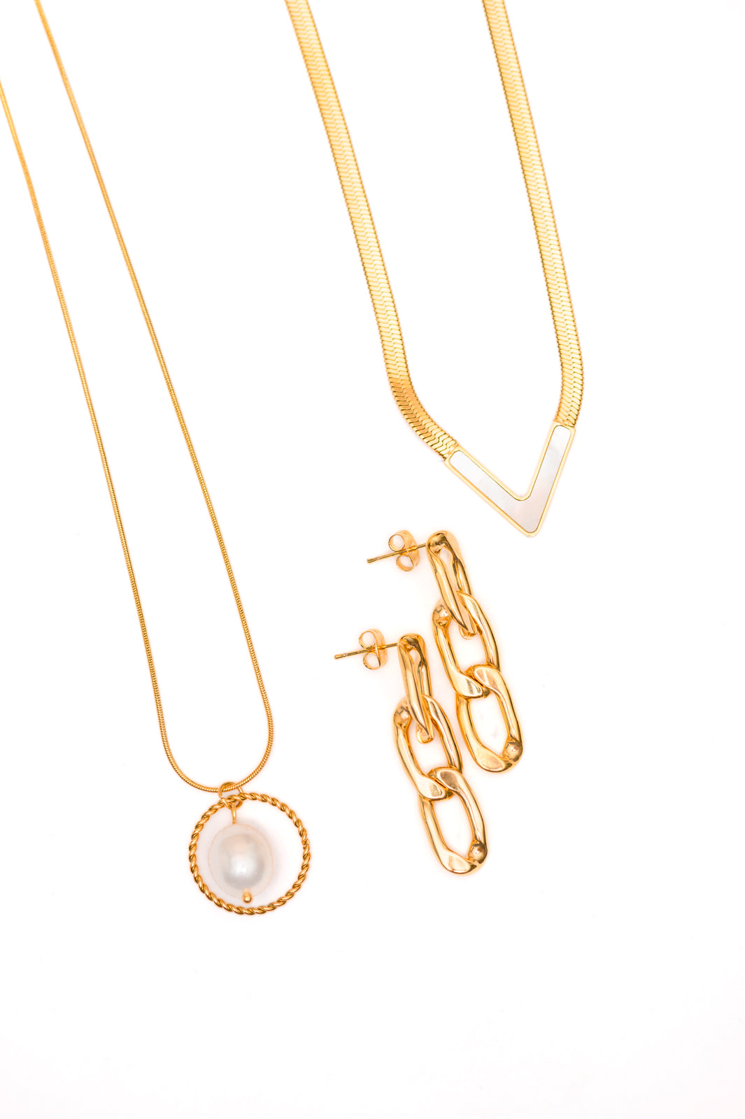 Cherished Moments Hypoallergenic Jewelry Bundle in 18k Gold