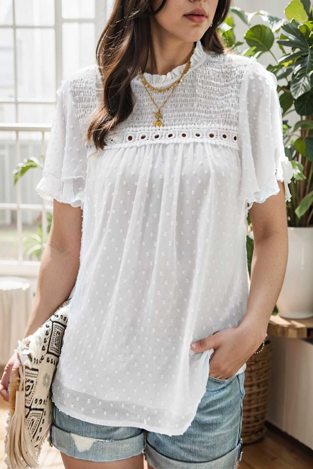 temperament commuting loose short sleeved t shirt