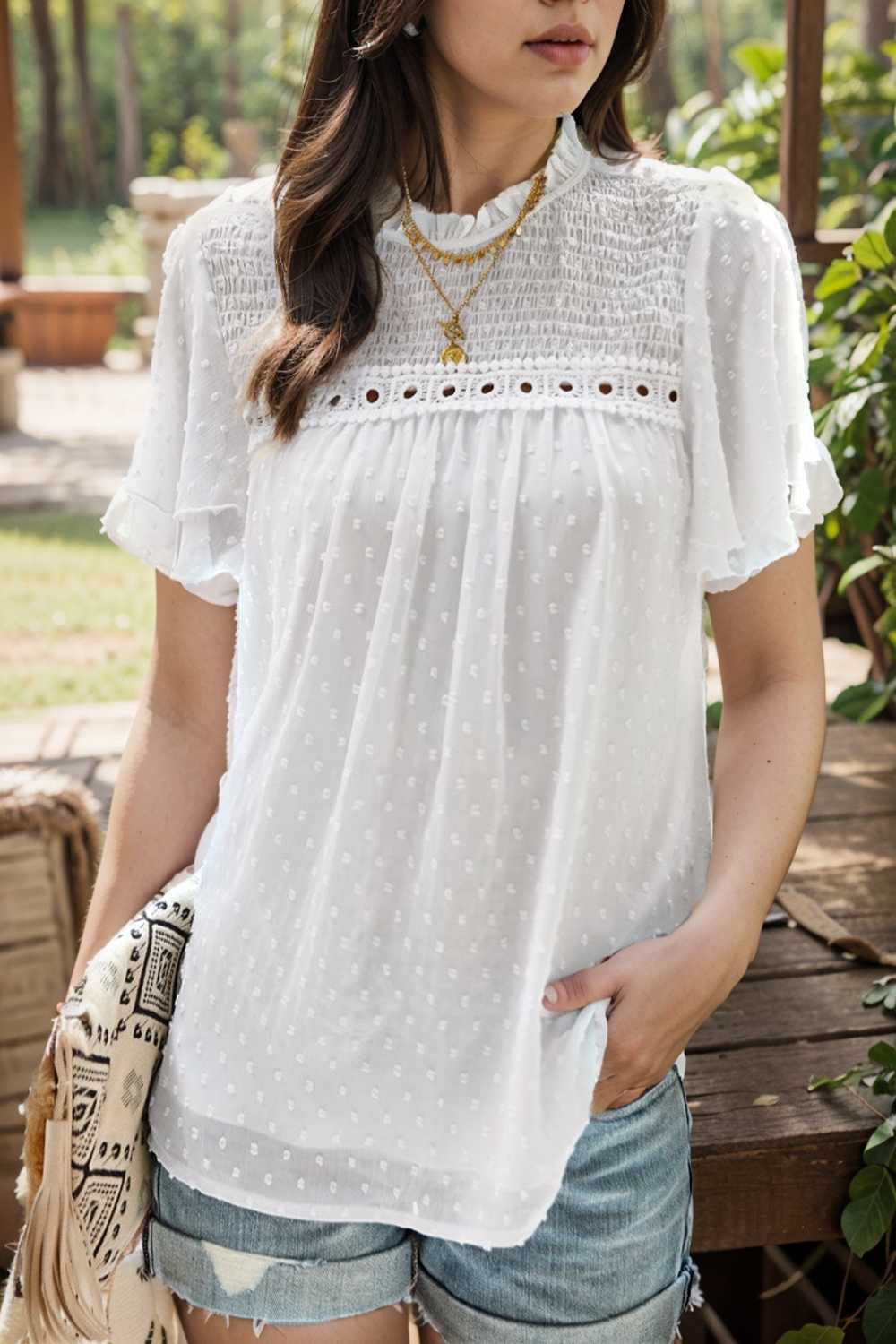 temperament commuting loose short sleeved t shirt