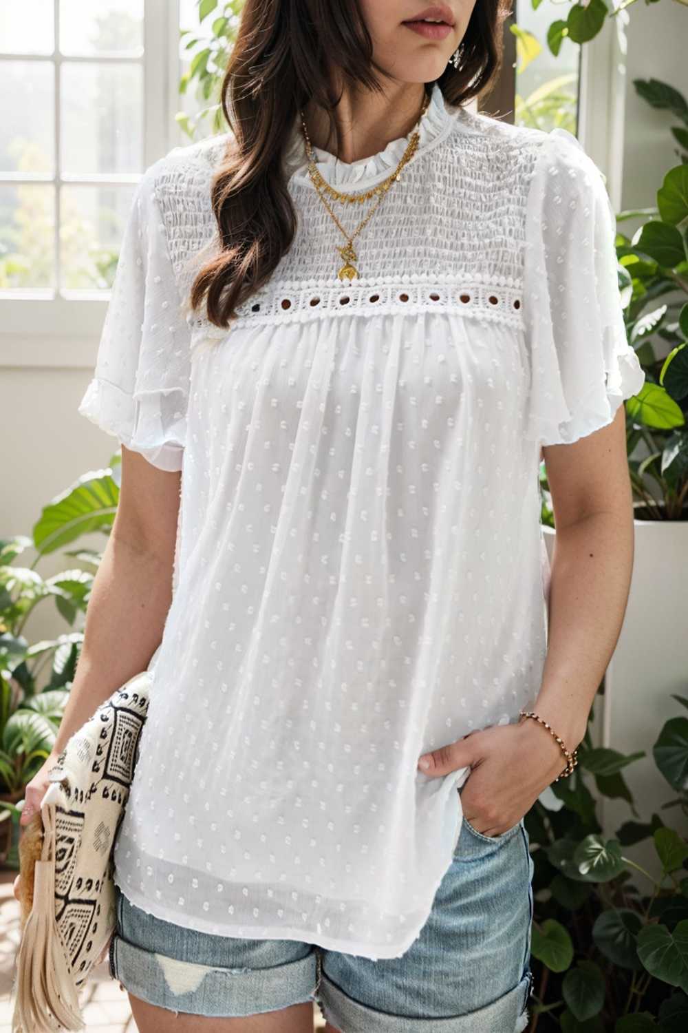 temperament commuting loose short sleeved t shirt