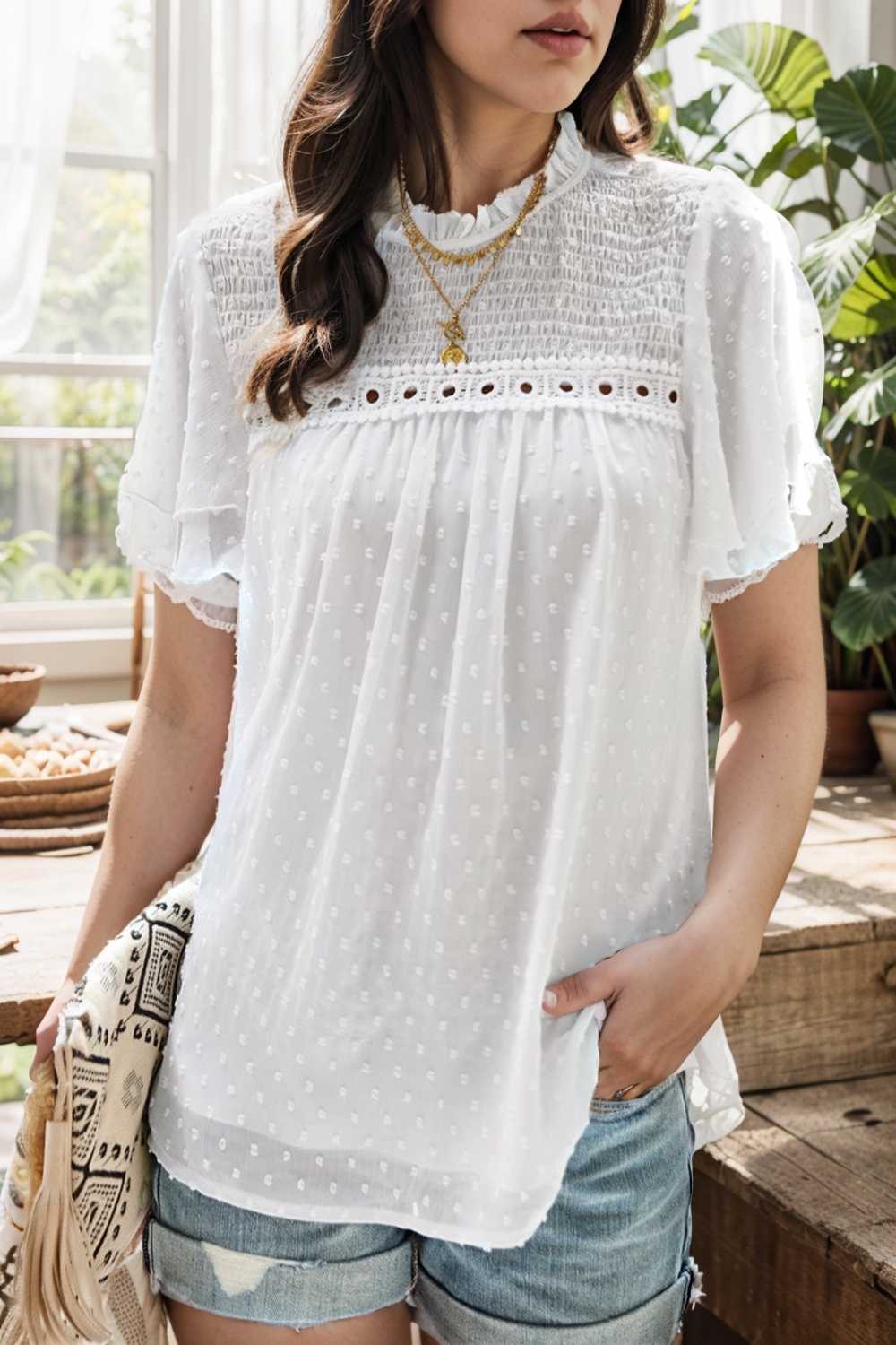 temperament commuting loose short sleeved t shirt