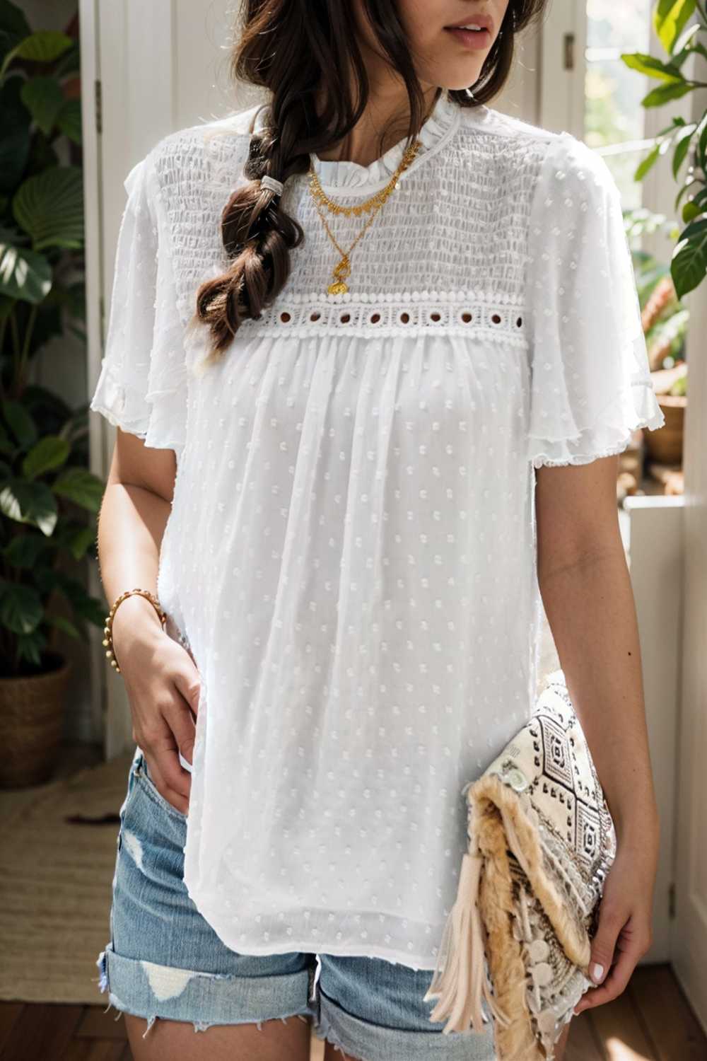 temperament commuting loose short sleeved t shirt