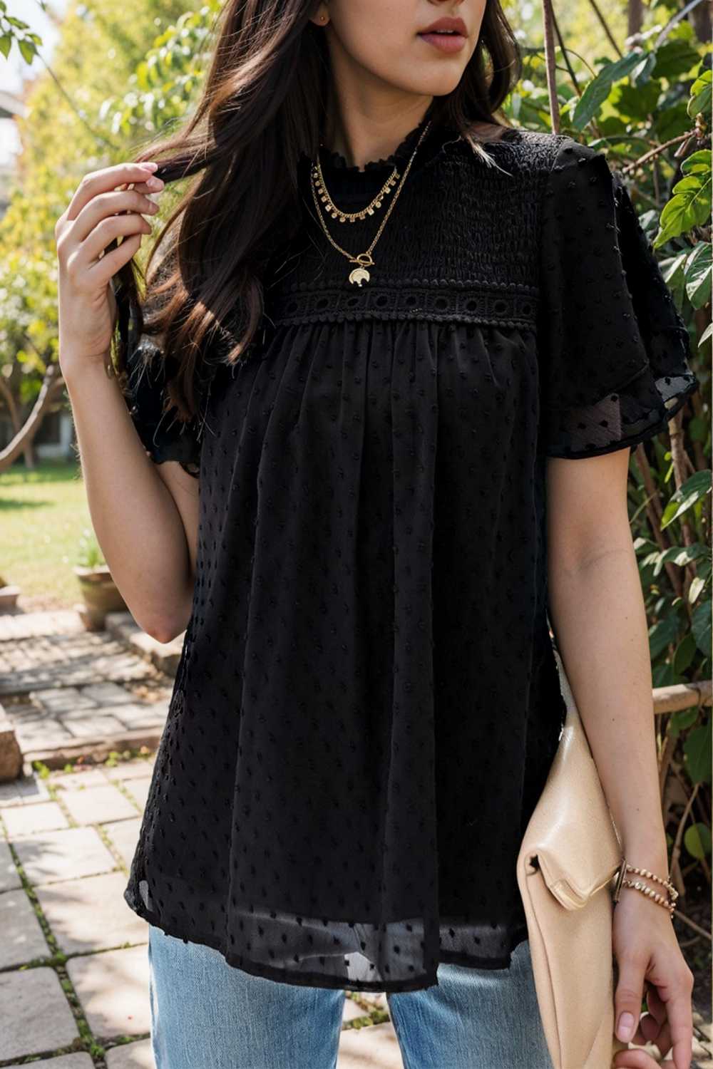 temperament commuting loose short sleeved t shirt