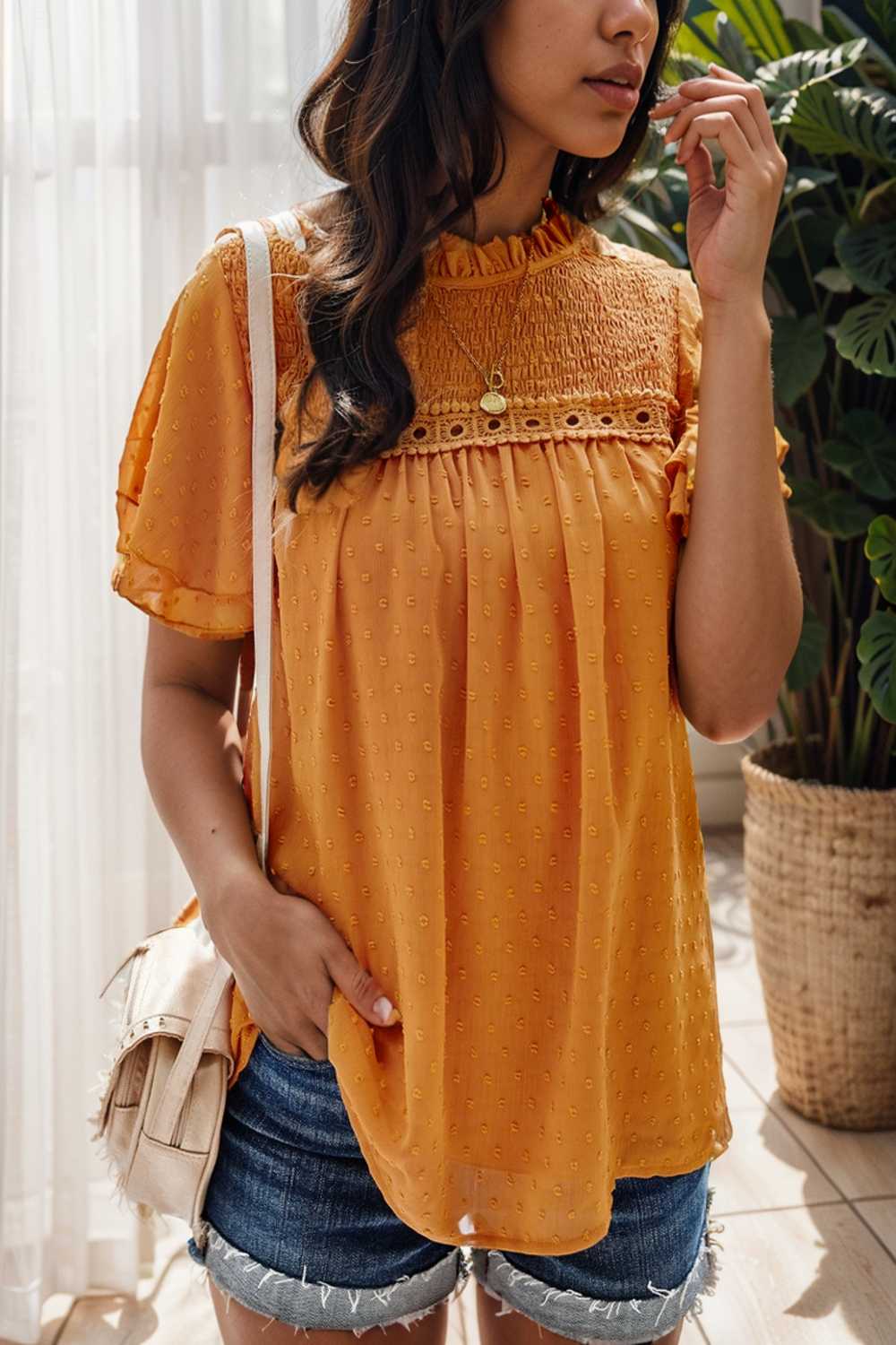 temperament commuting loose short sleeved t shirt