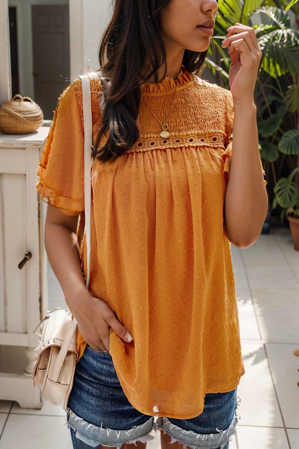 temperament commuting loose short sleeved t shirt