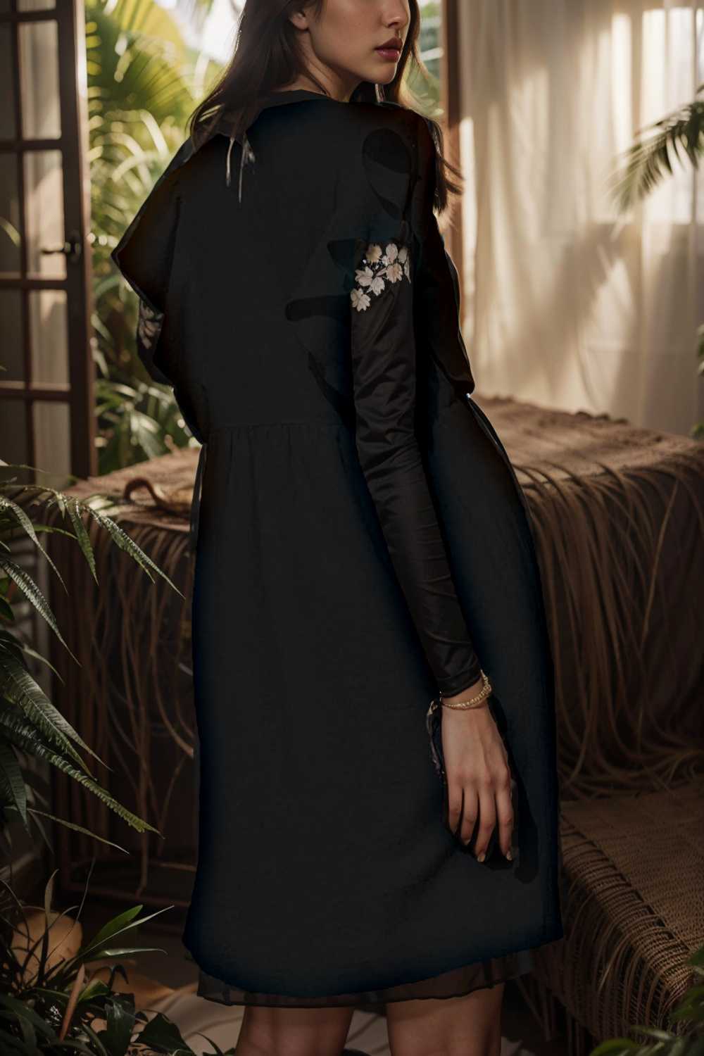 v neck button up all match fashion mini dress