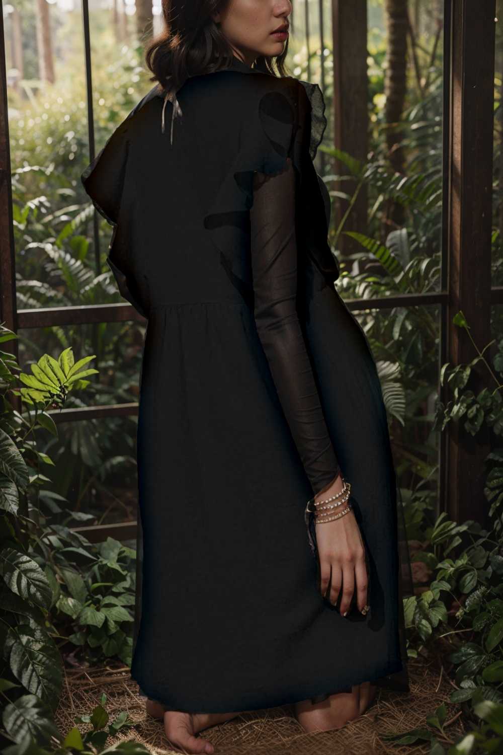 v neck button up all match fashion mini dress