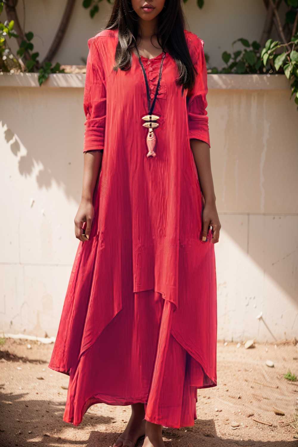 women s plus size casual dress swing dress solid color long dress maxi dress long sleeve button fake two piece v neck